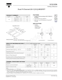 SI7913DN-T1-GE3 Datasheet Cover