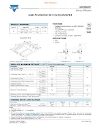 SI7938DP-T1-GE3 Datasheet Cover