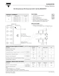 SI8900EDB-T2-E1 Datasheet Copertura