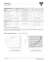 SI8904EDB-T2-E1 Datasheet Page 2