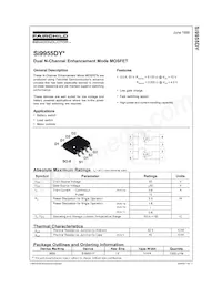 SI9955DY Datasheet Cover