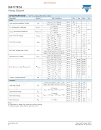 SIA777EDJ-T1-GE3 Datasheet Page 2