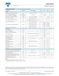 SIA914ADJ-T1-GE3 Datasheet Page 2