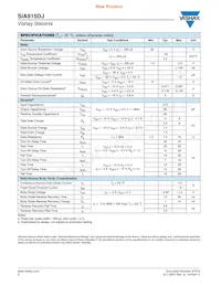 SIA915DJ-T1-GE3 Datasheet Page 2