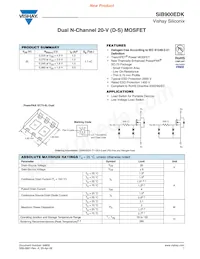 SIB900EDK-T1-GE3 Datasheet Cover