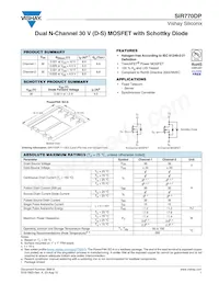 SIR770DP-T1-GE3 Datasheet Cover