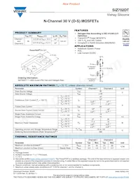 SIZ702DT-T1-GE3 Datasheet Cover