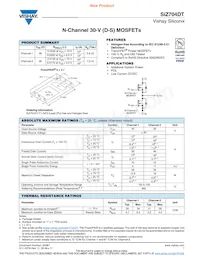 SIZ704DT-T1-GE3 Datasheet Cover