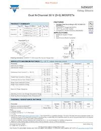 SIZ902DT-T1-GE3 Datasheet Cover