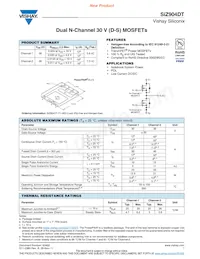 SIZ904DT-T1-GE3 Datasheet Cover