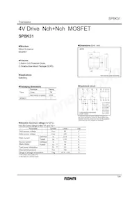 SP8K31TB1 Datasheet Cover