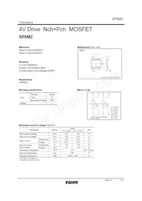 SP8M2FU6TB Datasheet Cover