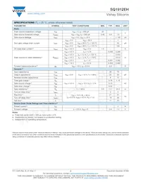 SQ1912EH-T1_GE3 Datasheet Page 2