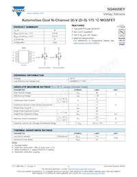 SQ4920EY-T1_GE3 Datasheet Cover