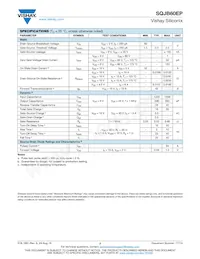 SQJB60EP-T1_GE3 Datasheet Page 2