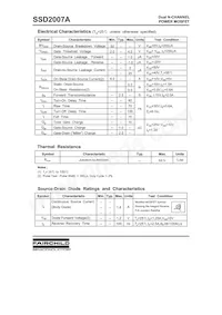 SSD2007ASTF Datasheet Page 2