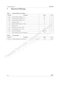 STD724T4 Datasheet Pagina 2