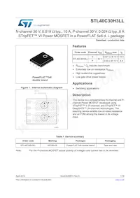 STL40C30H3LL Datasheet Cover