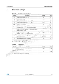 STS1DN45K3 Datasheet Pagina 3