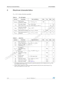 STS1DN45K3 Datasheet Page 4