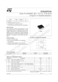 STS2DPF80 Datasheet Cover