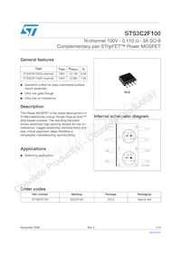 STS3C2F100 Datasheet Cover