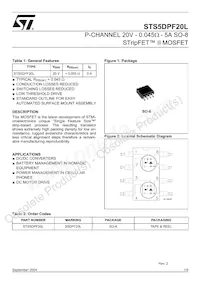 STS5DPF20L Datasheet Cover