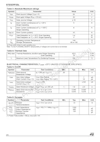 STS5DPF20L Datasheet Page 2