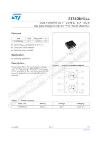 STS8DNH3LL Datasheet Cover