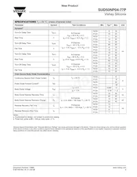 SUD50NP04-77P-T4E3 Datasheet Page 3