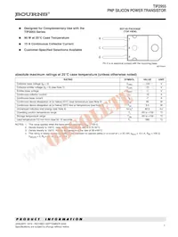 TIP2955-S Datasheet Cover