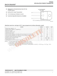 TIP3055-S Datasheet Cover
