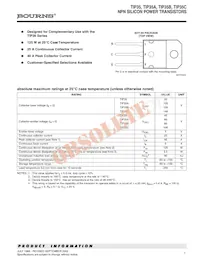 TIP35B-S Datasheet Cover