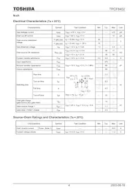 TPCF8402(TE85L Datasheet Page 4