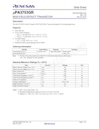 UPA3753GR-E1-AT Datasheet Cover