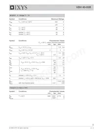 VBH40-05B Datasheet Page 2