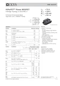 VKM60-01P1 Datasheet Cover