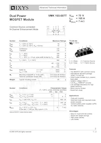 VMK165-007T Datasheet Cover