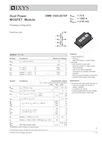 VMM1500-0075P Datasheet Cover