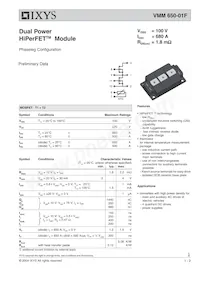 VMM650-01F Datasheet Cover
