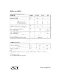 ZXMC4A16DN8TA Datasheet Page 2