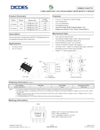 ZXMHC10A07T8TA Datasheet Cover