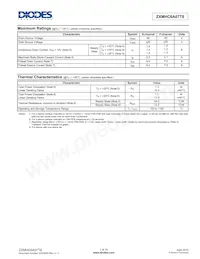 ZXMHC6A07T8TA Datasheet Page 2