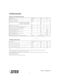 ZXMN3A06DN8TC Datasheet Pagina 2