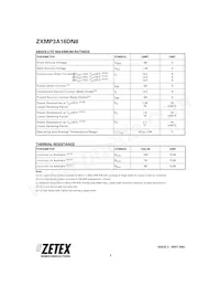 ZXMP3A16DN8TA數據表 頁面 2