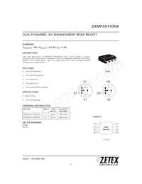 ZXMP3A17DN8TA Datasheet Cover