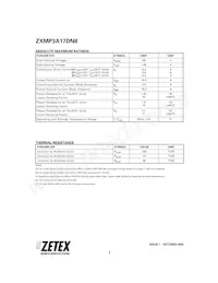 ZXMP3A17DN8TA Datasheet Pagina 2