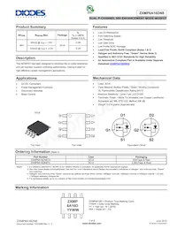 ZXMP6A16DN8TA Datasheet Cover