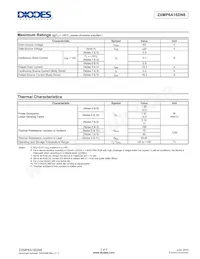 ZXMP6A16DN8TA數據表 頁面 2