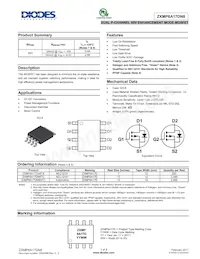 ZXMP6A17DN8TA Datasheet Cover